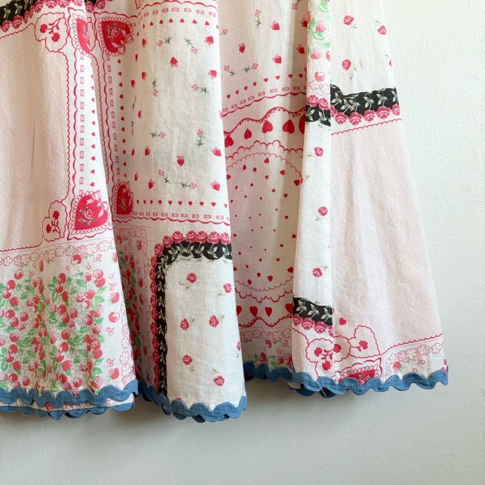 Colorful Patchwork Midi Skirt - Picture 7 of 8